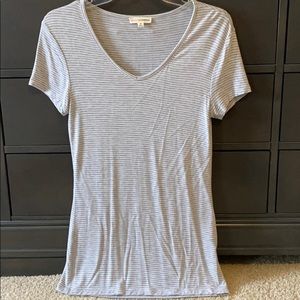 Short sleeve stripes shirt